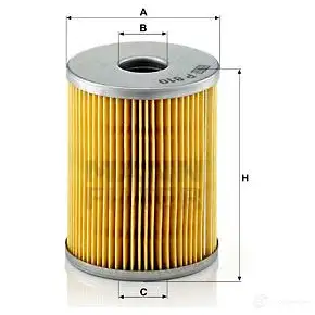 Топливный фильтр MANN-FILTER OI MM0 p810x 4011558550905 67119