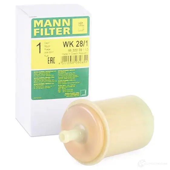Топливный фильтр MANN-FILTER 1424304277 4011558080655 wk281 6 IKVH изображение 1