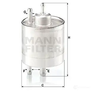 Топливный фильтр MANN-FILTER UFWB LN 68046 wk7111 4011558916800 изображение 0