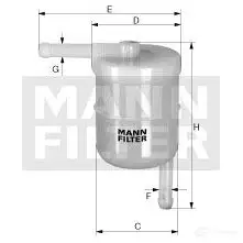 Топливный фильтр MANN-FILTER 67910 wk428 D ITT3YK 4011558912604 изображение 0