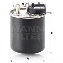 Топливный фильтр MANN-FILTER 4011558061586 wk82016 68199 O 9WNT изображение 7