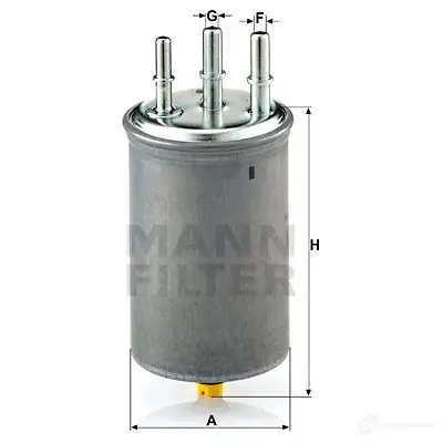Топливный фильтр MANN-FILTER 68228 PQQN V1Q wk8297 4011558971700 изображение 0