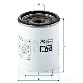 Топливный фильтр MANN-FILTER 4011558951009 wk9232x 68352 6TV ZW2