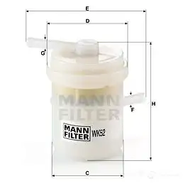 Топливный фильтр MANN-FILTER 9 NQIWWD 67944 wk52 4011558942908