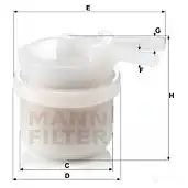 Топливный фильтр MANN-FILTER 67899 7SD9W D wk4210 4011558911805