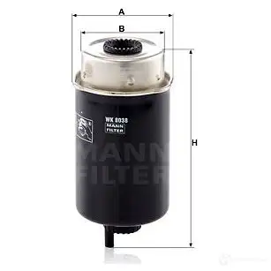 Топливный фильтр MANN-FILTER 68114 4011558043117 wk8038 GLE 09