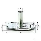 Фильтр АКПП, гидравлический MANN-FILTER 4011558267902 h1871 66527 M 3GR4