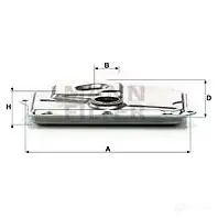 Фильтр АКПП, гидравлический MANN-FILTER 4011558275402 6F EUIN 66533 h199