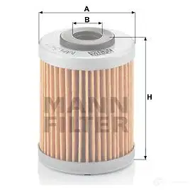 Масляный фильтр MANN-FILTER 67048 mh541 ASS JW0 4011558843205