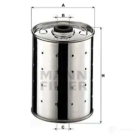 Масляный фильтр MANN-FILTER 3 64HJ 4011558650001 67160 pf815