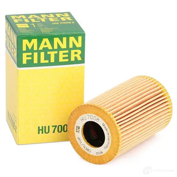Масляный фильтр MANN-FILTER 66813 hu7008z 4011558022761 ZK34 W2 изображение 1