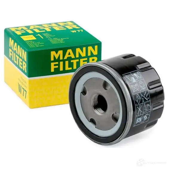 Масляный фильтр MANN-FILTER LE5X X0C 67505 w77 4011558700102 изображение 1