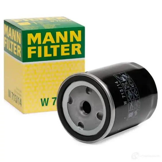 Масляный фильтр MANN-FILTER VX0T D 1204951586 w71314 4011558702700 изображение 1