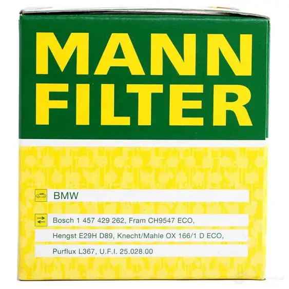 Масляный фильтр MANN-FILTER hu8152x 66889 L4 0EA2D 4011558294106 изображение 5