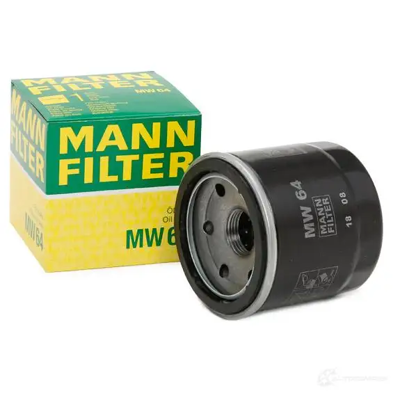 Масляный фильтр MANN-FILTER 67066 4011558842505 XY1L RB mw64 изображение 1