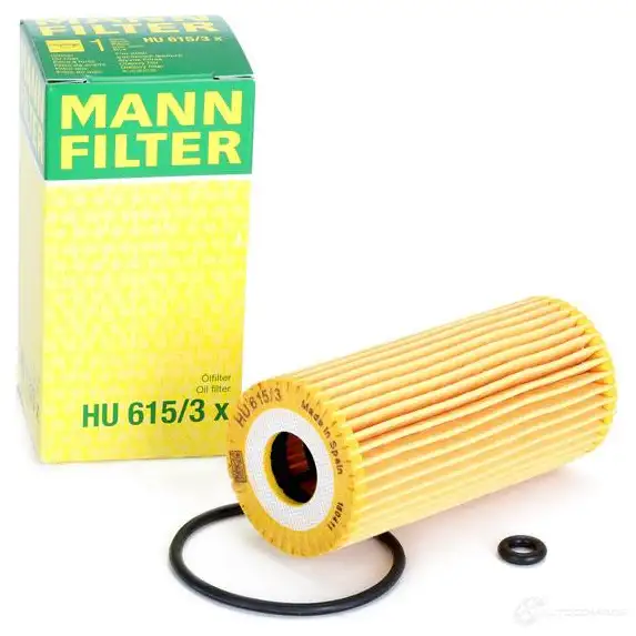 Масляный фильтр MANN-FILTER 4011558298500 66802 hu6153x 06 QA1HA изображение 2