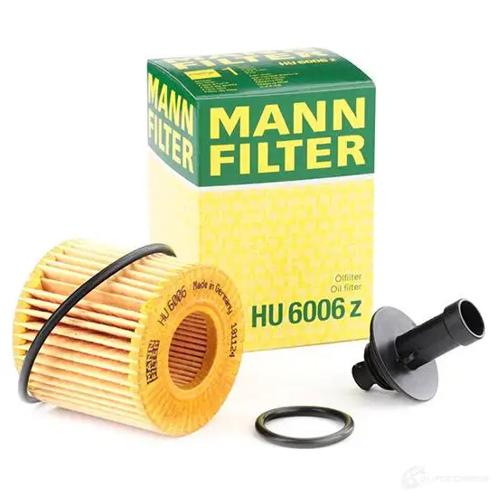 Масляный фильтр MANN-FILTER 8OQ3 3Z 0401155803232 hu6006z 66788 изображение 1