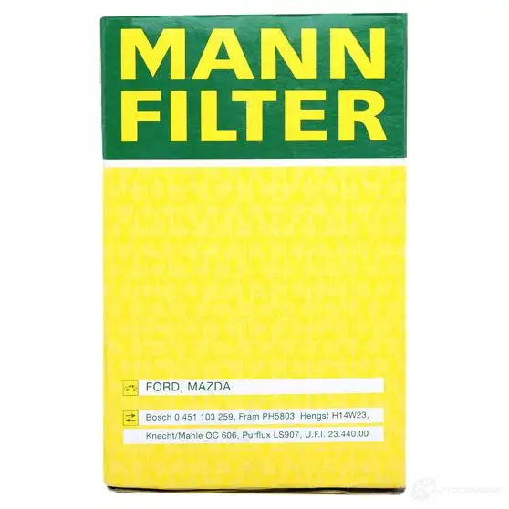 Масляный фильтр MANN-FILTER 67477 w71927 4011558725907 Q2E0 3 изображение 4