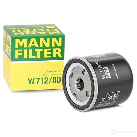 Масляный фильтр MANN-FILTER 67443 4011558754006 5Z11 J w71280 изображение 1