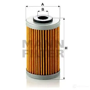 Масляный фильтр MANN-FILTER mh5001 4011558023904 6QQL V 67042