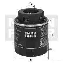 Масляный фильтр MANN-FILTER 1 M2L582 w71290 5967448 4011558755706 изображение 0