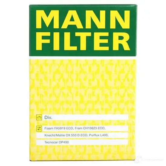 Масляный фильтр MANN-FILTER 4011558002510 WI PMZ 66836 hu71211x изображение 5