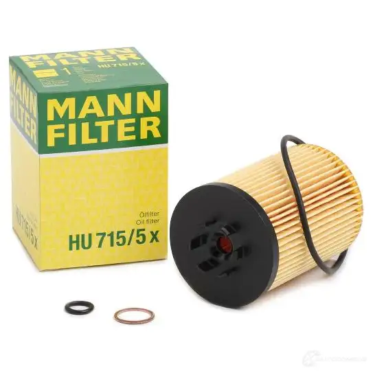 Масляный фильтр MANN-FILTER 4011558294304 1B9 YTU6 hu7155x 66845 изображение 1