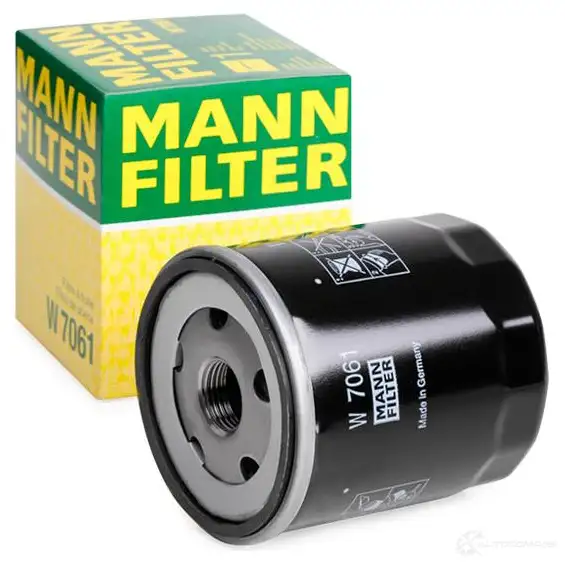 Масляный фильтр MANN-FILTER 1437610766 w7061 7Y0X 2N6 изображение 1