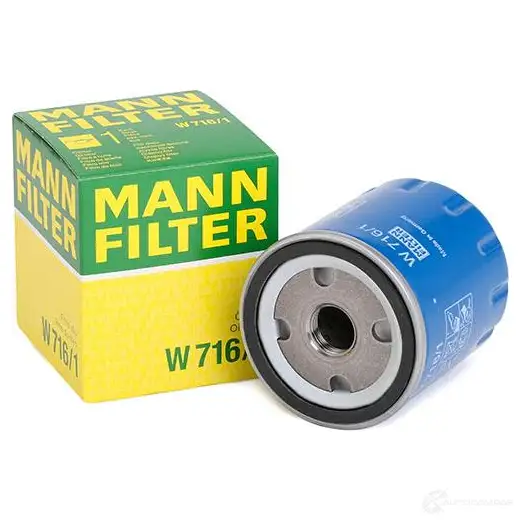 Масляный фильтр MANN-FILTER w7161 67462 B WIUW 4011558734107 изображение 2