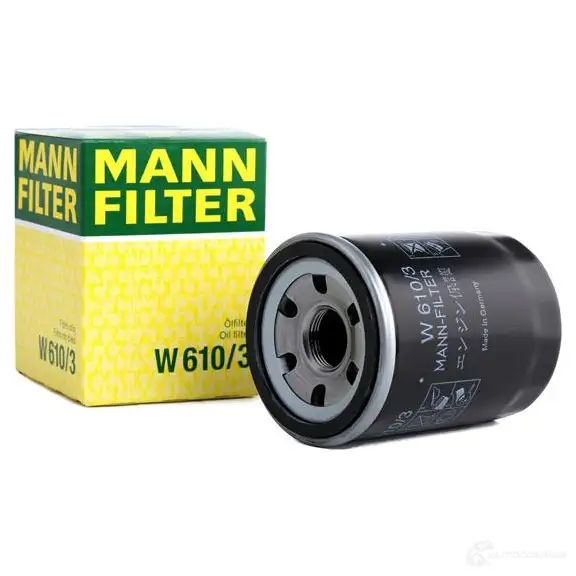 Масляный фильтр MANN-FILTER 4011558738402 GX7UX 2 w6103 67388 изображение 1