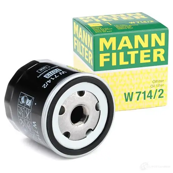 Масляный фильтр MANN-FILTER w7142 67459 4011558735609 KJ X3DPJ изображение 1