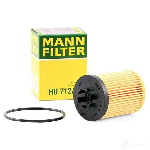 Масляный фильтр MANN-FILTER 66839 4O1 1UV 4011558324209 hu7128x изображение 1