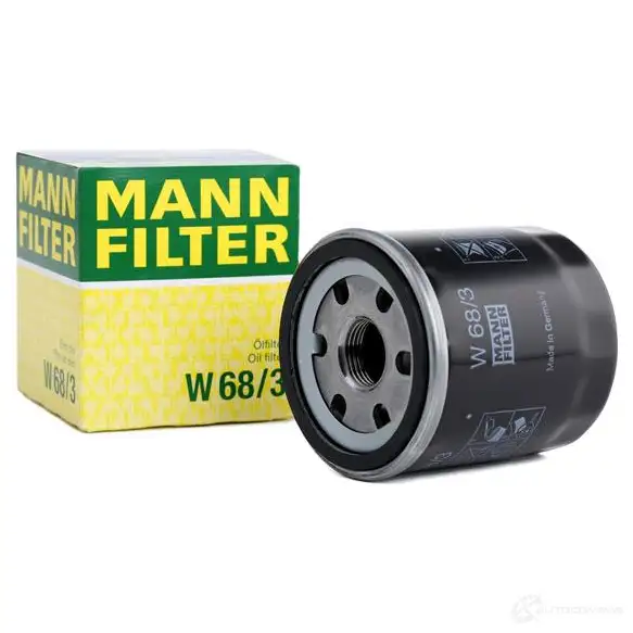 Масляный фильтр MANN-FILTER 67398 JEUW GJ w683 4011558759308 изображение 1