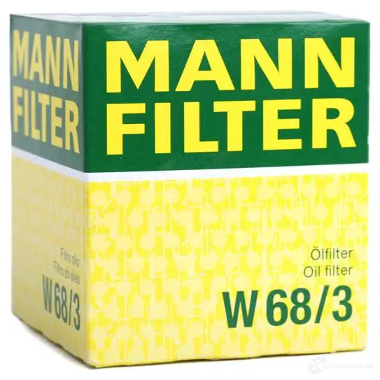 Масляный фильтр MANN-FILTER 67398 JEUW GJ w683 4011558759308 изображение 4