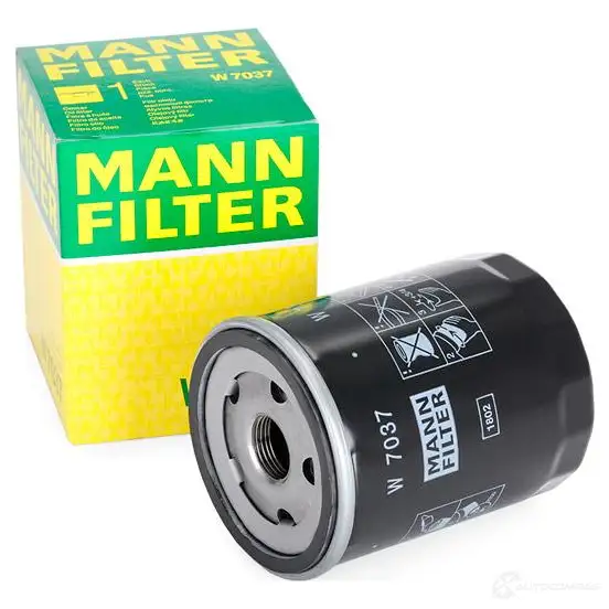 Масляный фильтр MANN-FILTER 67408 w7037 1TZ CMR5 4011558047467 изображение 2