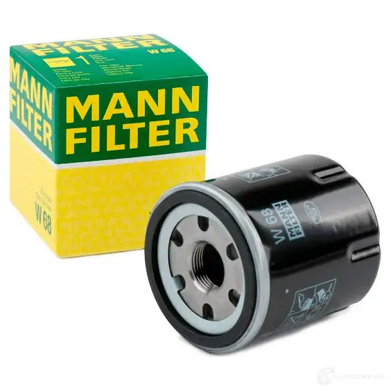 Масляный фильтр MANN-FILTER 67397 4011558721107 HWSX P w68 изображение 1