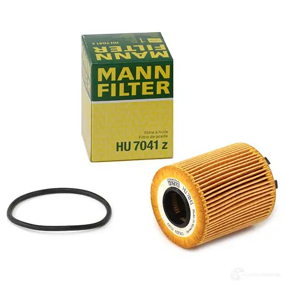 Масляный фильтр MANN-FILTER hu7041z 4011558083243 1424684780 J71Q MP изображение 1