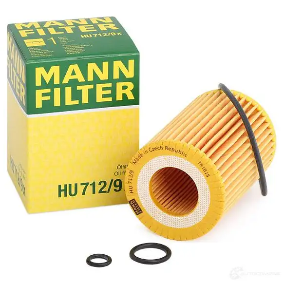 Масляный фильтр MANN-FILTER Q8 GYYL 66840 hu7129x 4011558327705 изображение 1