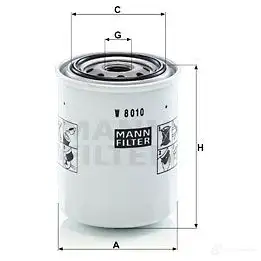 Масляный фильтр MANN-FILTER 4011558069988 67511 2 TOJR8 w8010
