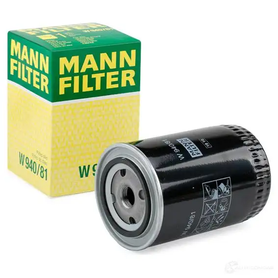 Масляный фильтр MANN-FILTER w94081 4011558713300 V2OQR 7 67662 изображение 1