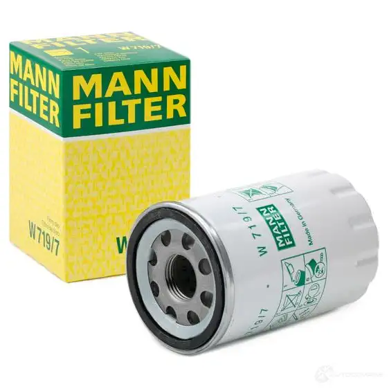 Масляный фильтр MANN-FILTER w7197 67491 4011558726003 TOC CPJ изображение 1