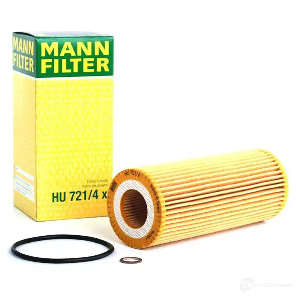 Масляный фильтр MANN-FILTER hu7214x 4011558296001 7G 5NO8 66870 изображение 1