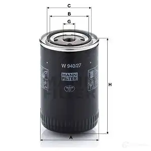 Масляный фильтр MANN-FILTER 4011558721701 w94027 S8 3T79 67638