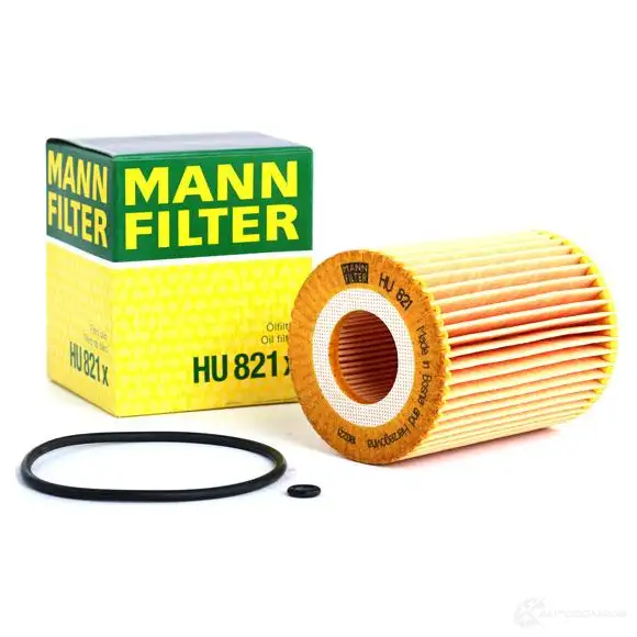 Масляный фильтр MANN-FILTER hu821x 66900 4011558297305 ZIAQV 0 изображение 1