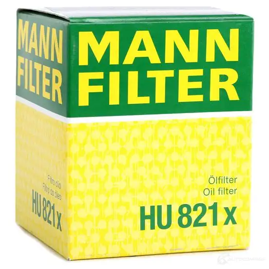 Масляный фильтр MANN-FILTER hu821x 66900 4011558297305 ZIAQV 0 изображение 4