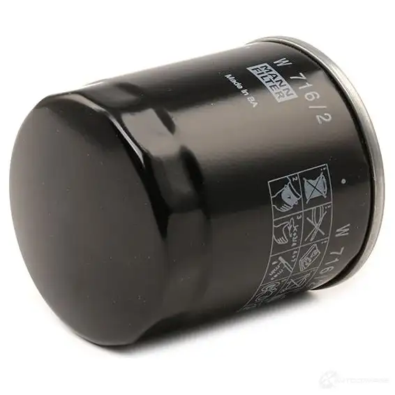 Масляный фильтр MANN-FILTER 1437609969 w7162 HOOXY TG изображение 3