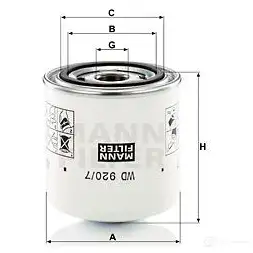 Масляный фильтр MANN-FILTER 4011558077433 67748 wd9207 8 8TRT