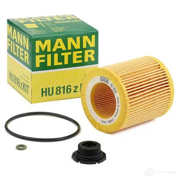 Масляный фильтр MANN-FILTER hu816zkit X UIHOGQ 4011558028060 66891 изображение 1