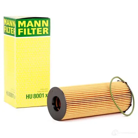 Масляный фильтр MANN-FILTER hu8001x 66877 4011558005672 G5A40Q 7 изображение 1
