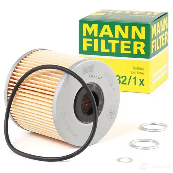 Масляный фильтр MANN-FILTER h10321x 4011558273606 66446 8 1KA6 изображение 1